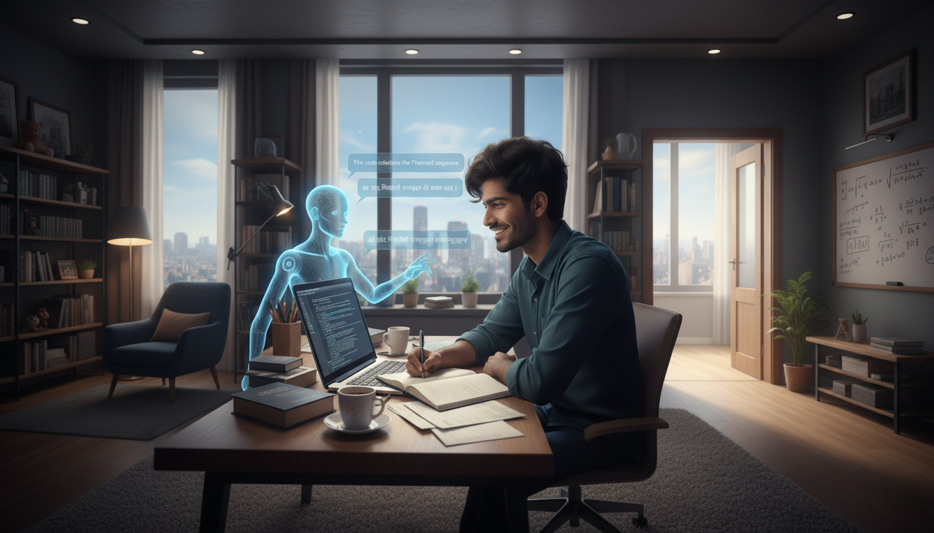 AI Tutor explaining concepts